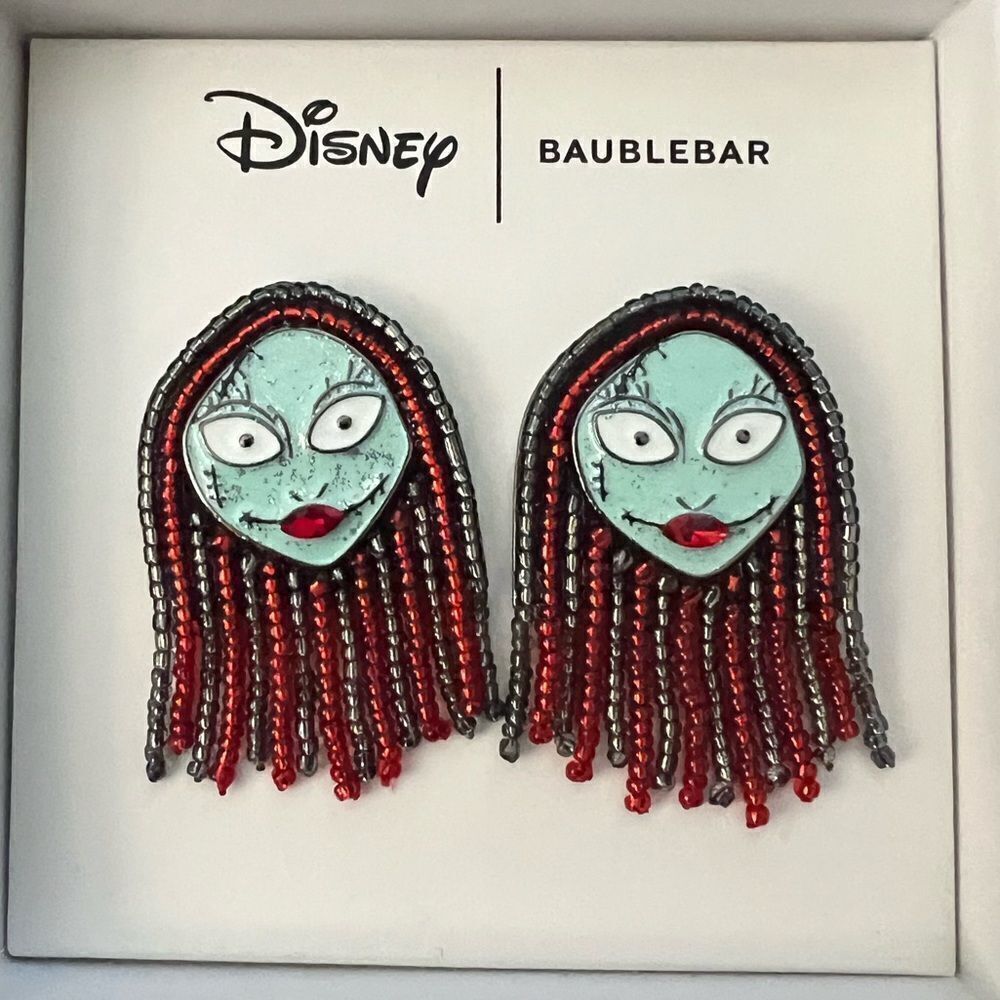 Disney x Baublebar Time Burtons The Nightmare Before Christmas Earrings.